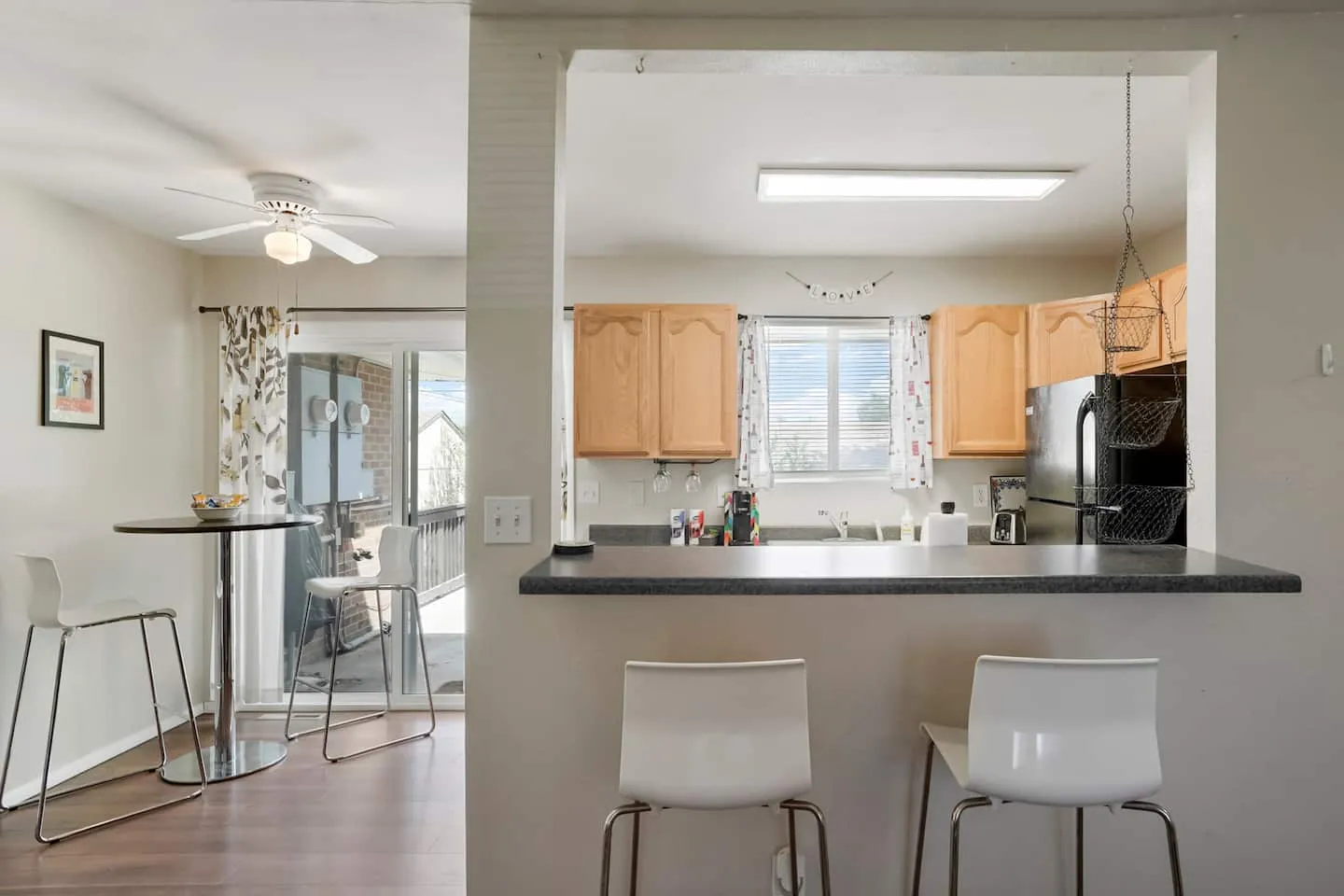Full kitchen at the Wheat Ridge apartment