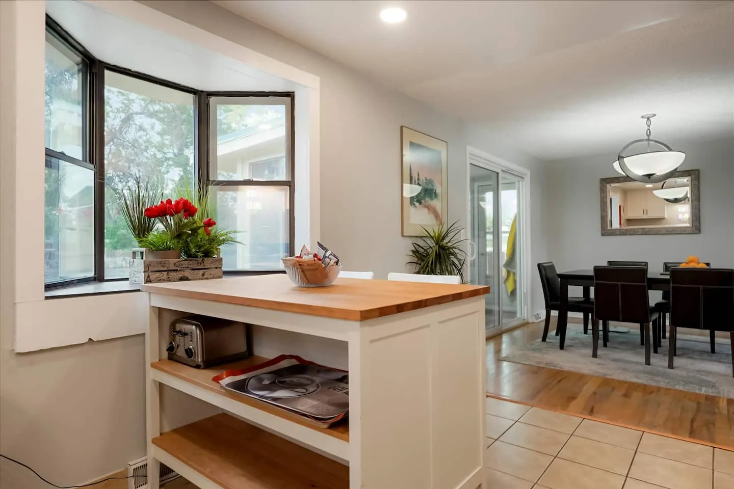 Full kitchen at the Westminster house