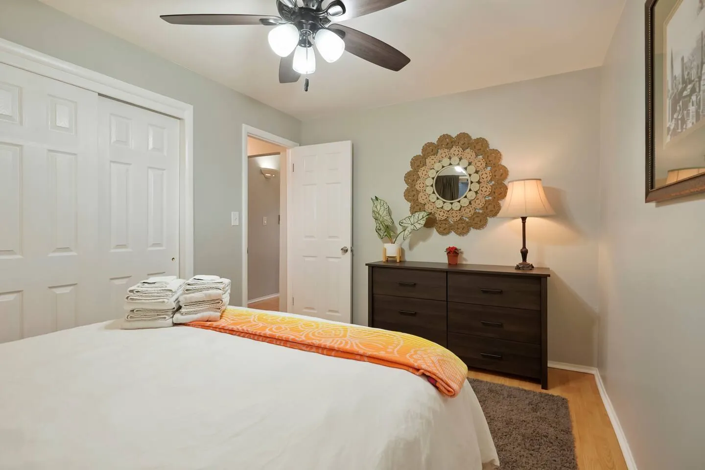 Bedroom 2 at the Lakewood duplex