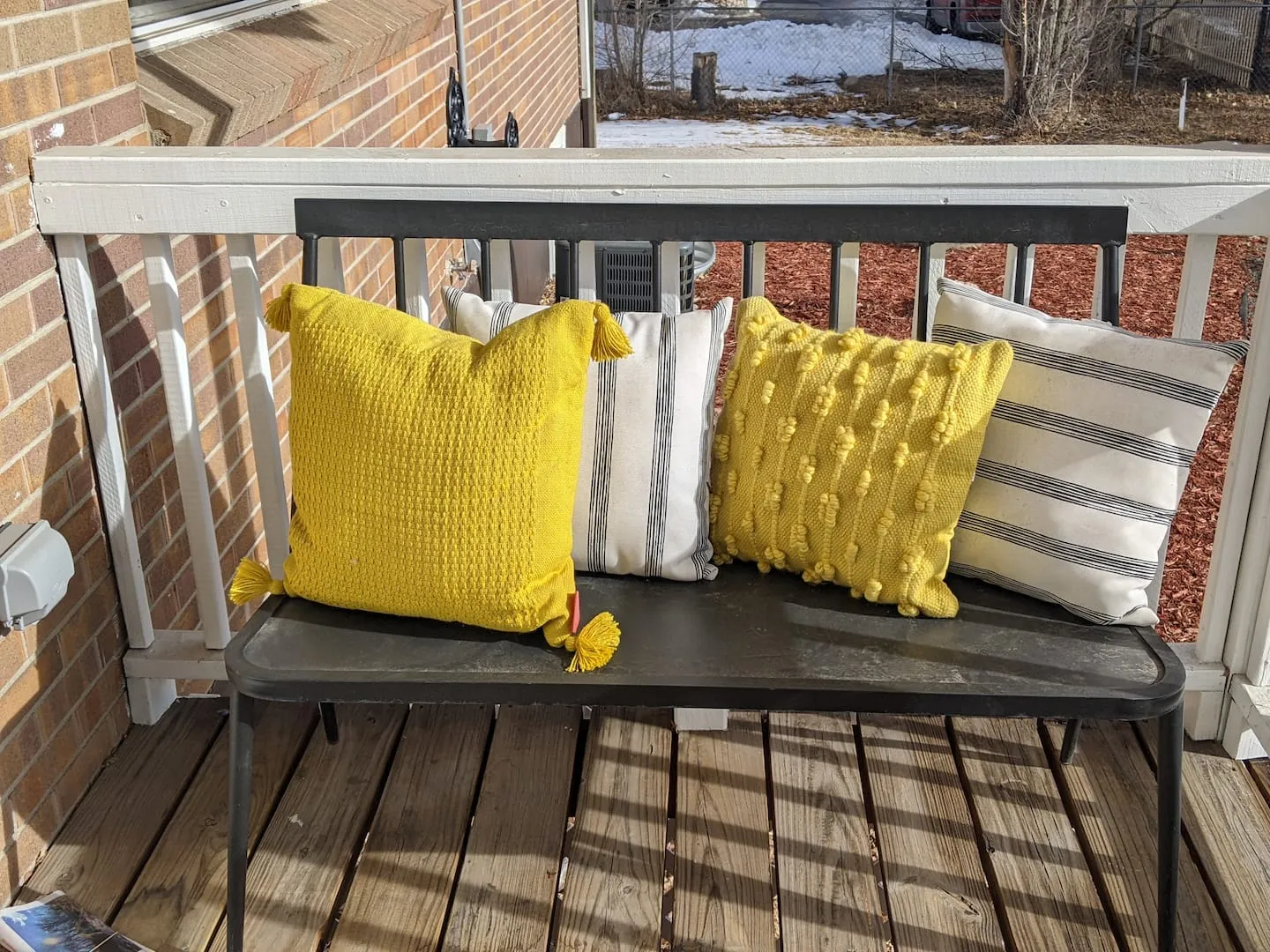 Porch at the Wheat Ridge apartment
