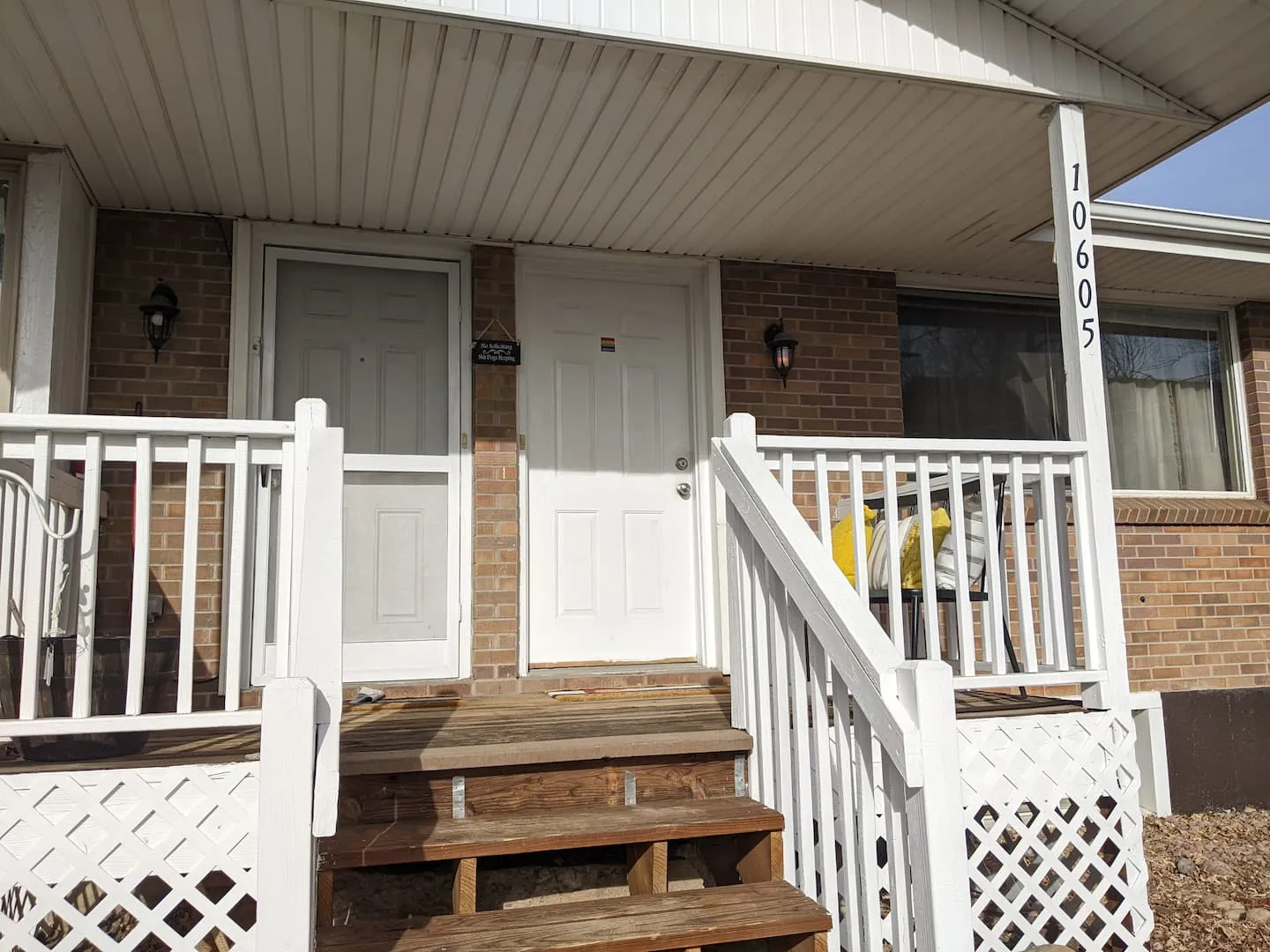 Porch at the Wheat Ridge apartment