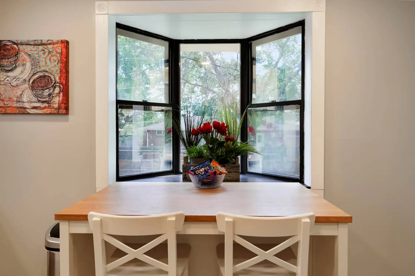 Workspace at the Westminster house