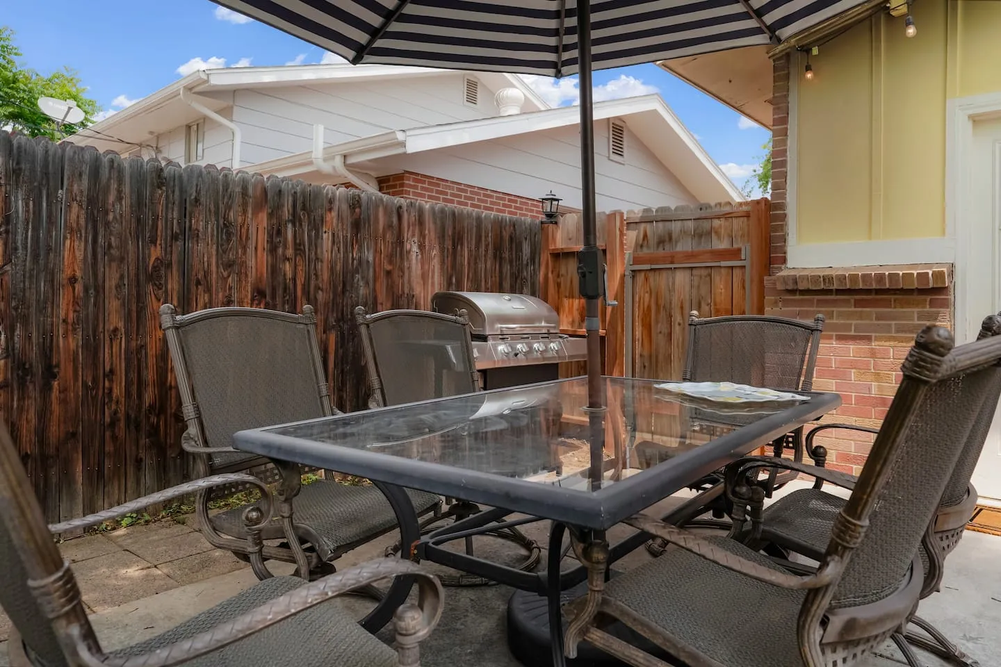 Patio at the Westminster house